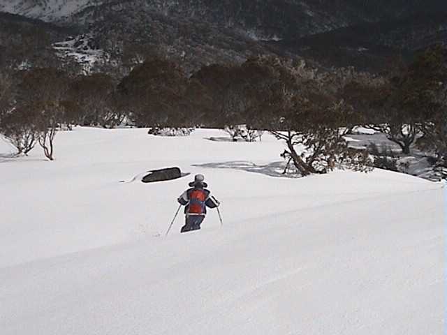 Marion heading towards Dead Horse Gap � Saturday afternoon