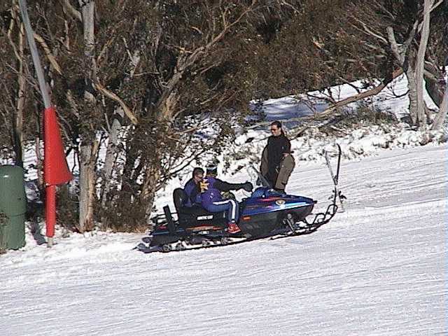Unfortunately it doesn�t take long before the Ski Patrol is busy