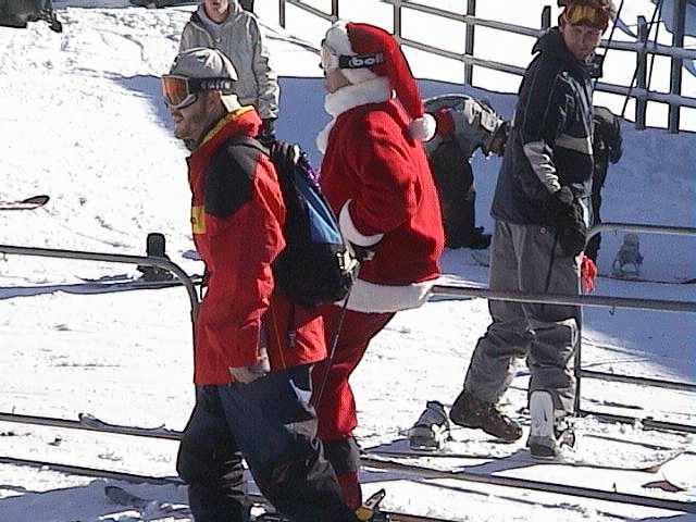 Santa out yesterday for �Christmas in June�