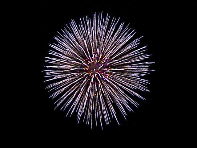 Spectacular fireworks � Saturday night