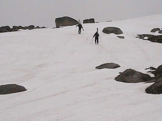 Climbing back up for run number 3 � photo by Lynne