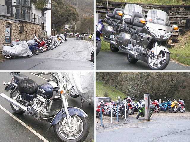 Bikes of every size, shape and colour � some dry , some wet