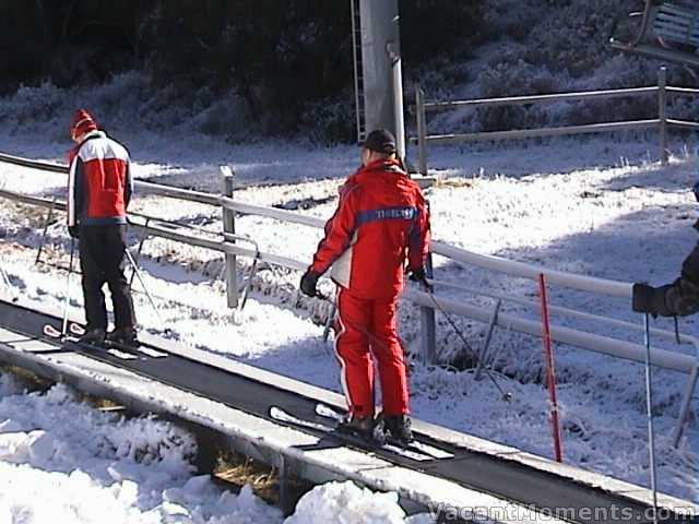 Brad � head of ski school � shows how it's done