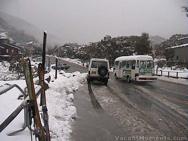 Snow and slush on the roads � Friday Flat