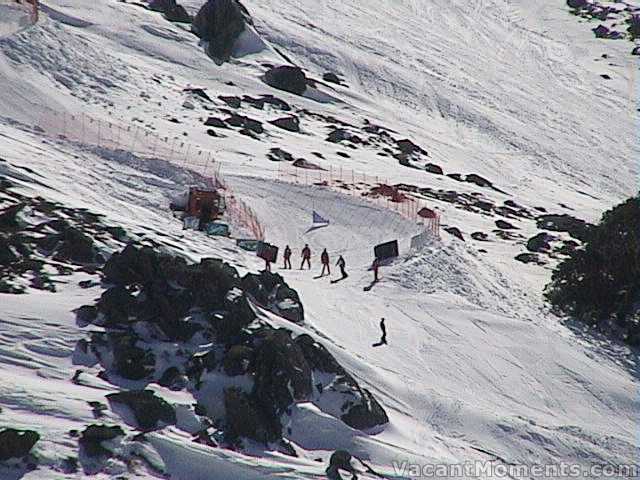 Boarder & Skier Cross finish line � Monday