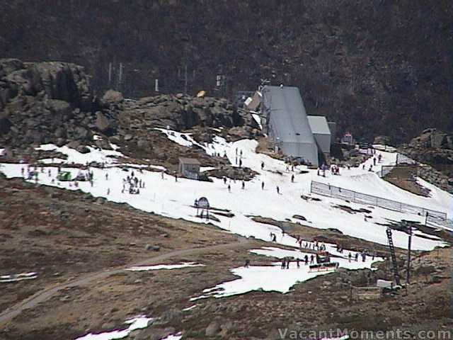Ski School operations behind Eagle’s Nest