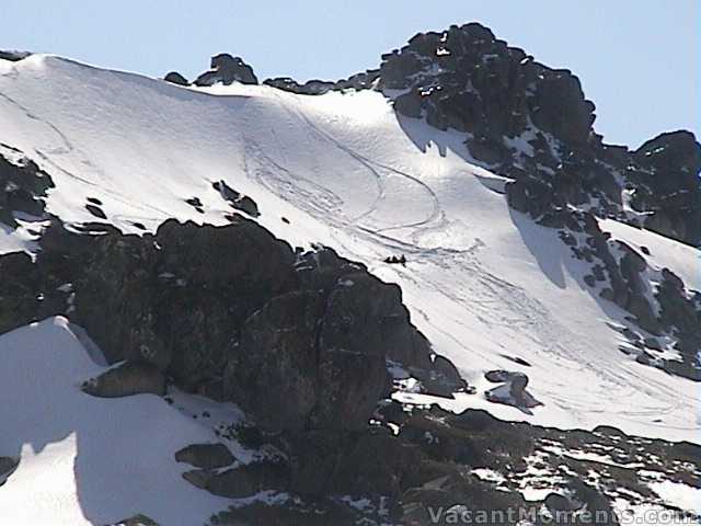 The boarders� big air on the north face