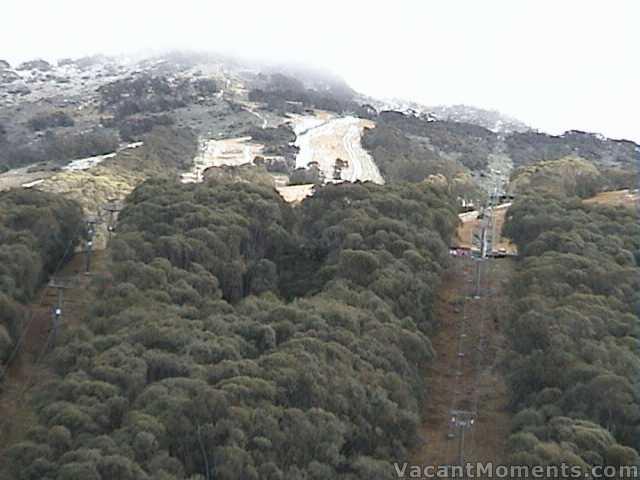 Supertrail � no sign of this snow today