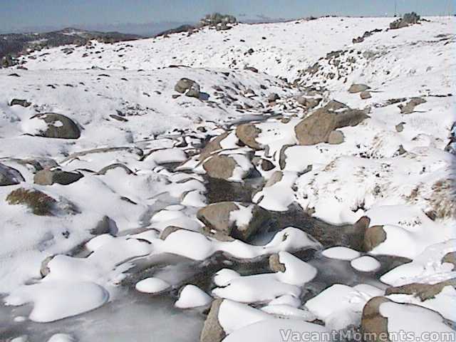 Merritts Creek � looking back towards the resort