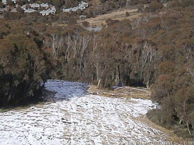 We need more natural snow � looking down towards Tower 10