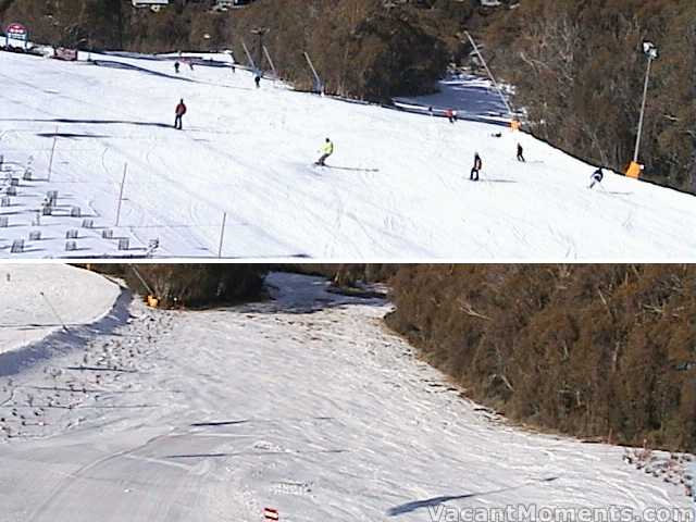 Lower Super Trail and a closed Tower 10 � today