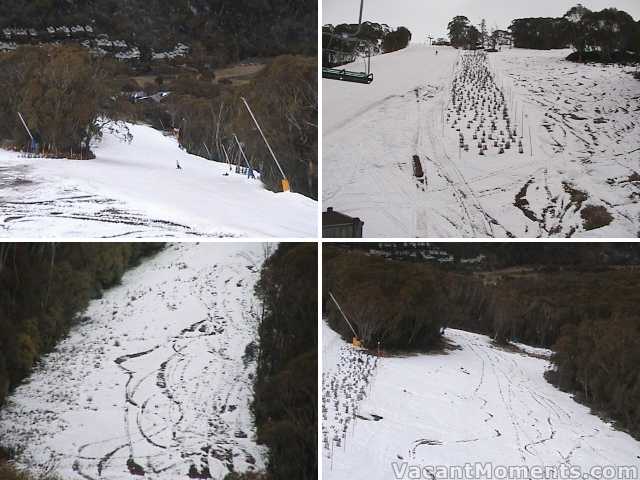 Man made vs off piste � Milk Run, Supertrail, Funnel Web, Tower 10