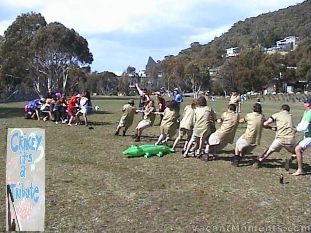 Team Priscilla vs. the ‘Crikey it’s a Tribute’ team