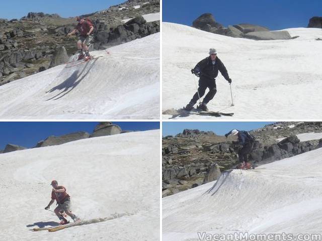 Ray, Richard and that kicker� photos by Annie