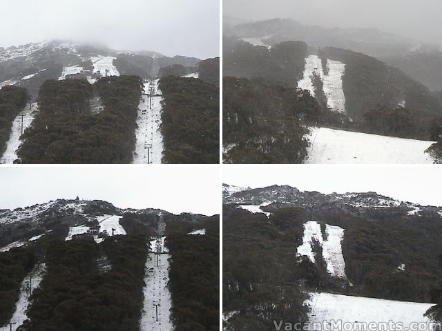 But it kept on snowing: 2:00pm � 4:25pm