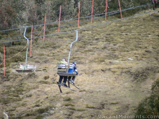 It lives � Ramshead took a couple of people-laden chairs on the scenic tour on Saturday