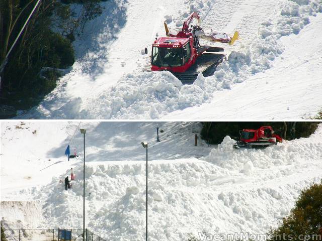 They�re at it again, preparing for Saturday�s $10,000 Big Air comp