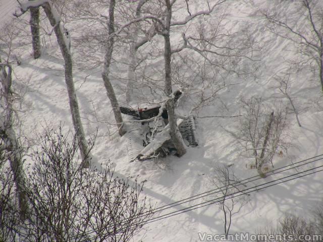Oops � a snow cat driver�s worst nightmare
