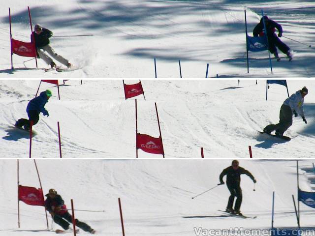 A sudden death event on a dual slalom with jumps � lots of fun