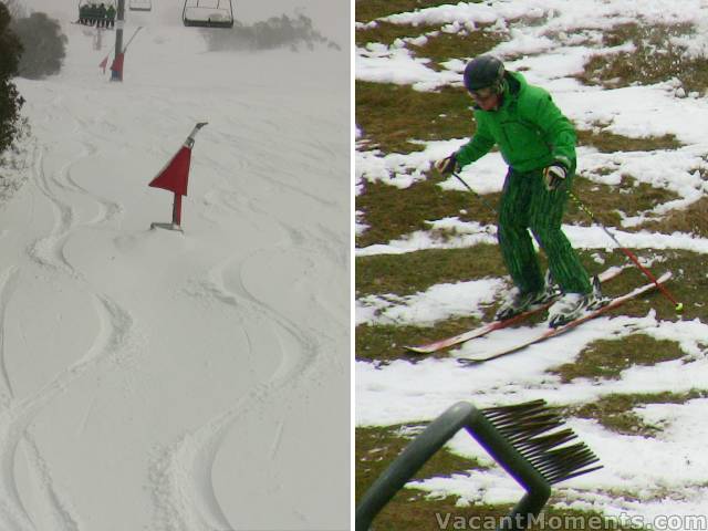 Someplaces had great new snow (World Cup) others didn�t