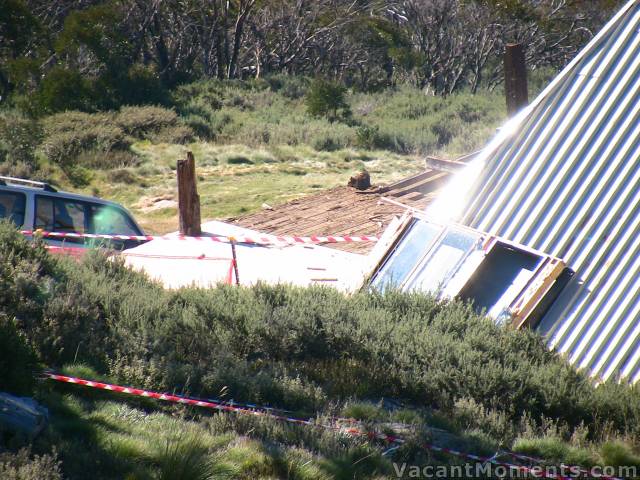 There�s a new deck going on Kareela Hutte