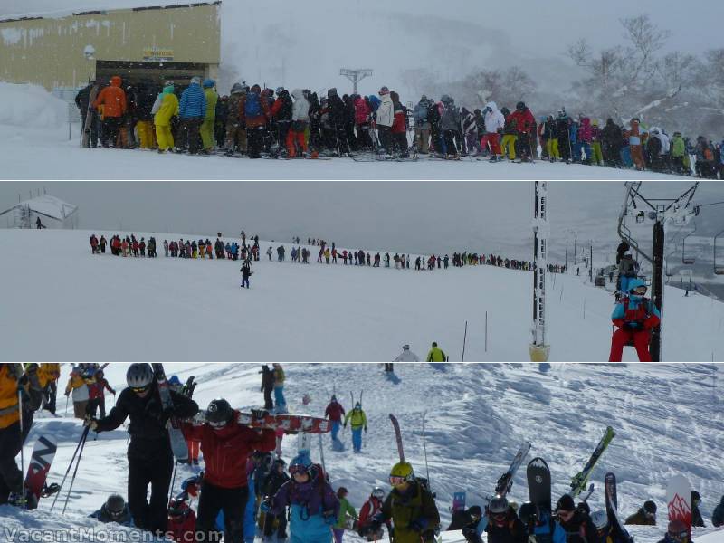 THEN: queue for the triple hooded, queue for the single and scramble for the peak